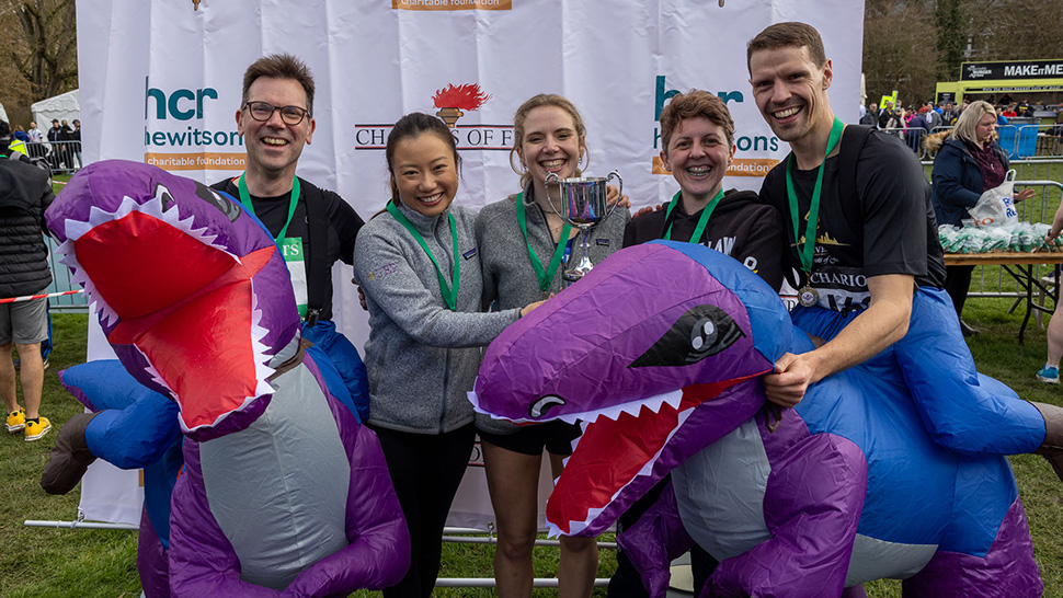 From disco dancers to dinosaurs – 1600 runners take on Chariots of Fire